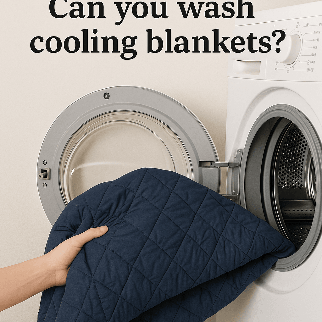 Can you wash cooling blankets