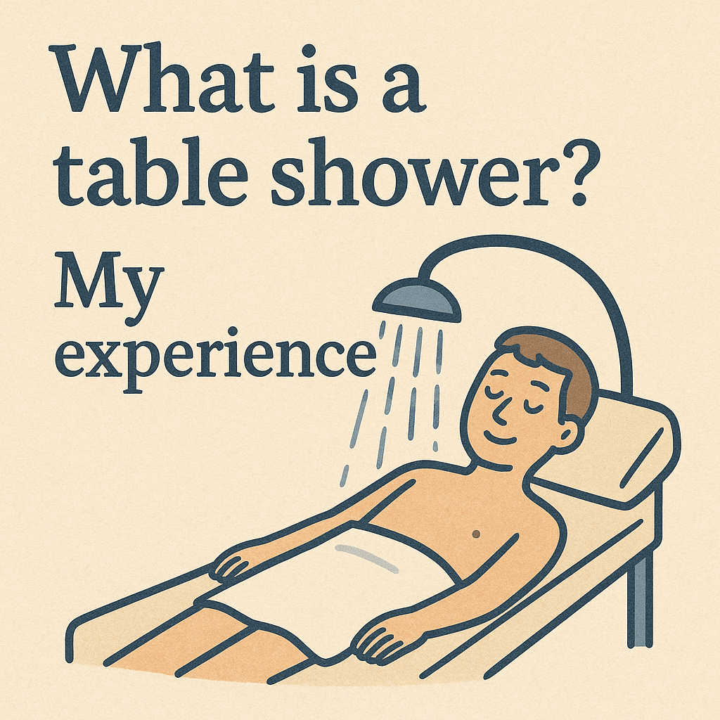 What is a table shower