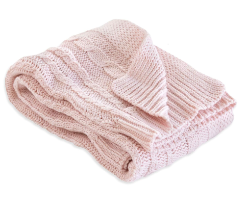 Burt’s Bees Cable Knit Blanket