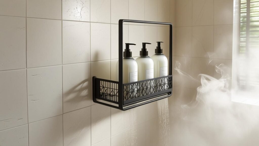 best drill free shower caddies