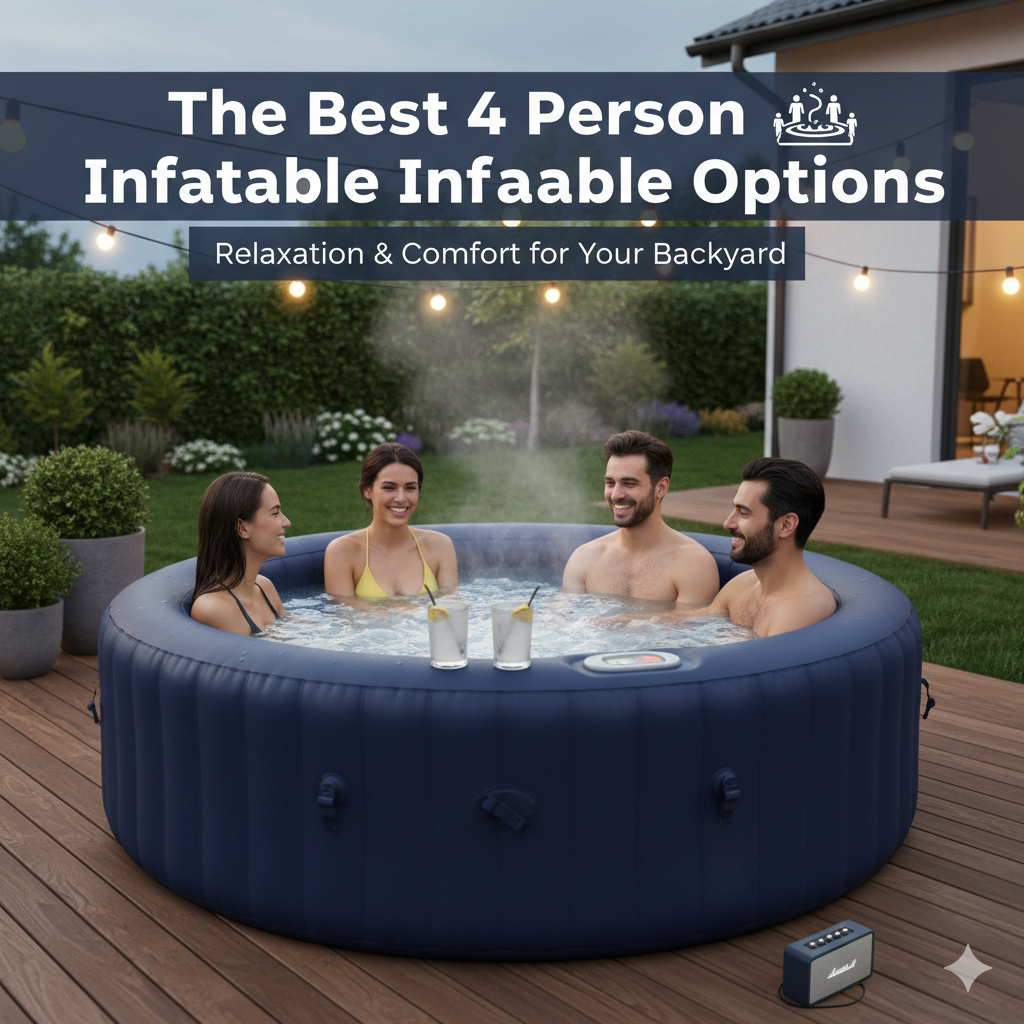 best 4 person inflatable hot tub