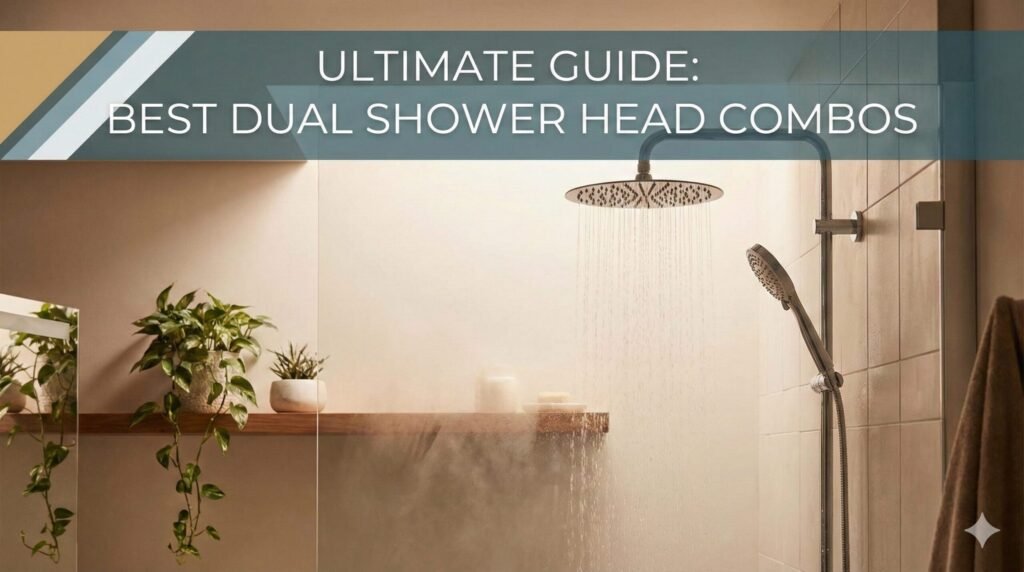 best dual shower head combo