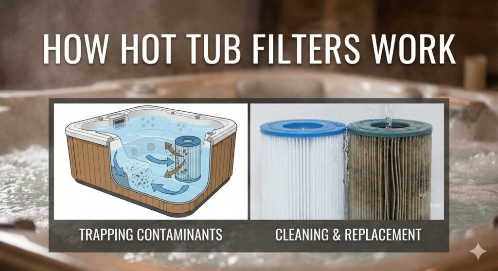 how do hot tub filters work