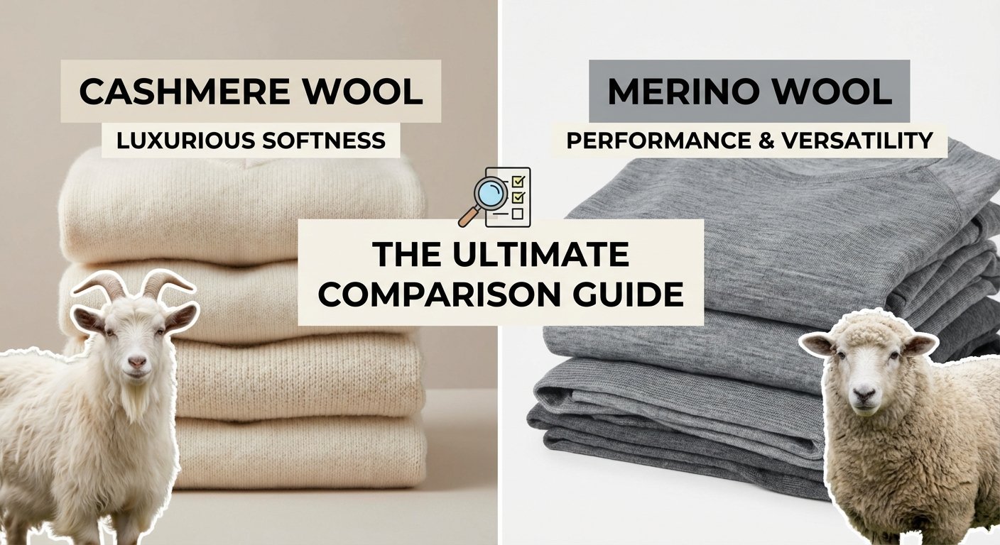 Cashmere Wool vs Merino Wool
