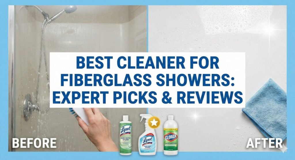 best cleaner for fiberglass showers