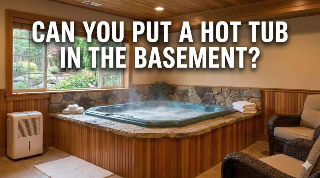 can you put hot tub in basement