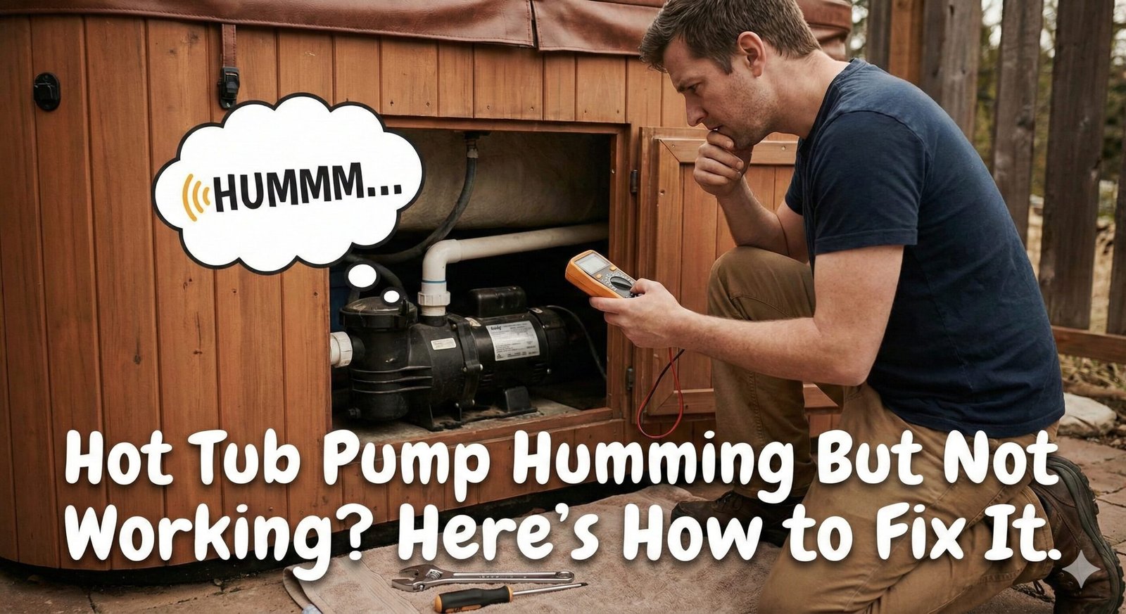 Hot tub pump maintenance and repair