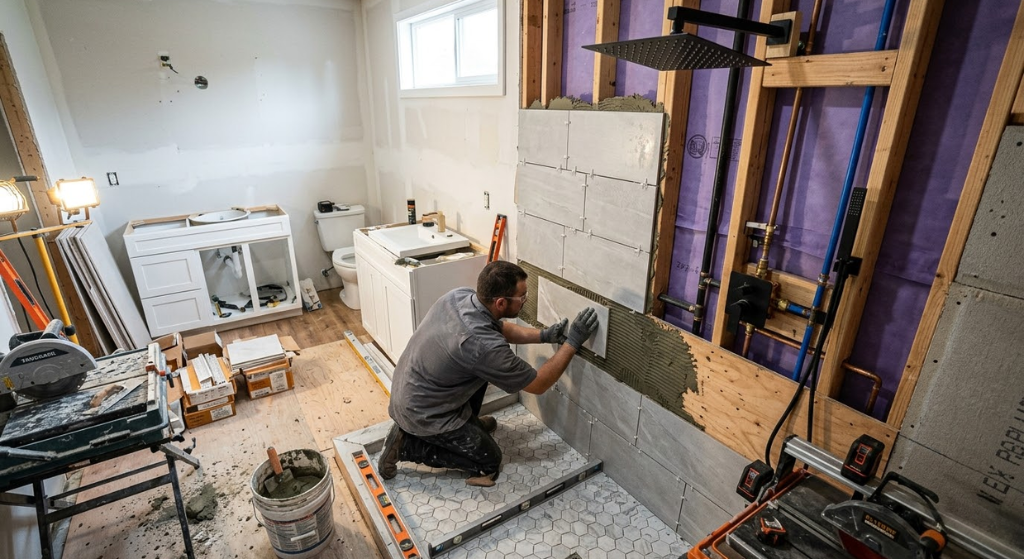 How Long Does It Take to Remodel, Replace, or Tile a Shower