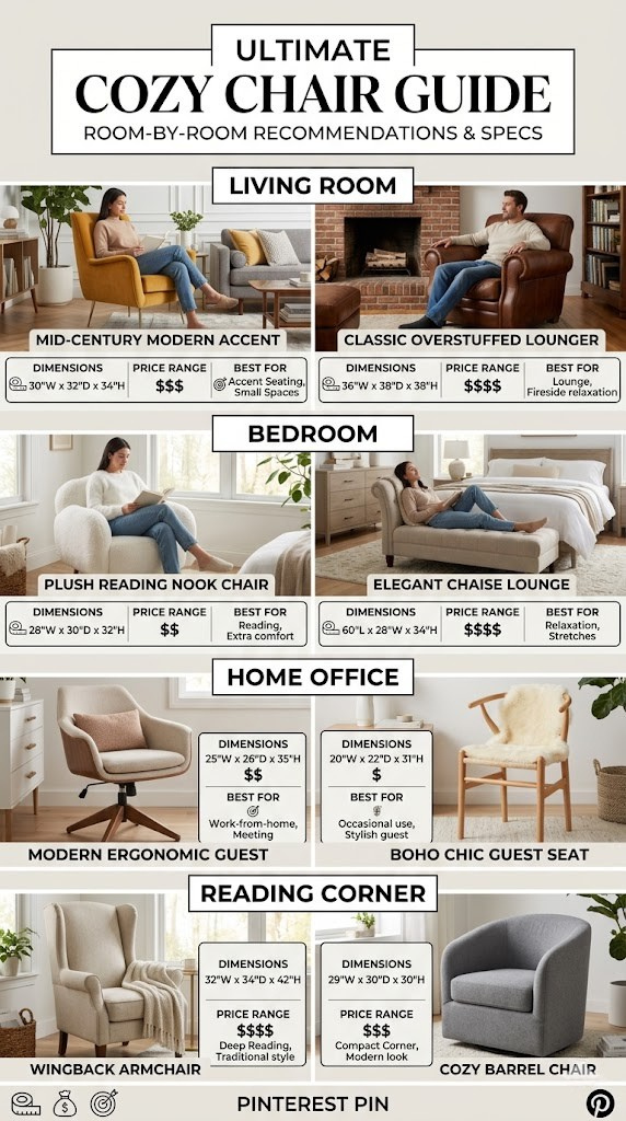 Best Cozy Chairs for Every Room (Tested & Reviewed by Real People!)