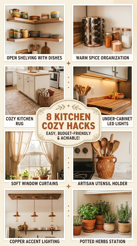 Make Your Kitchen Feel Cozy: 8 Simple Changes That Work Instantly