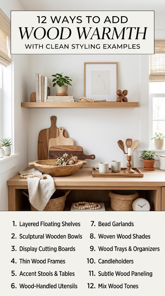 Easy Ways to Use Natural Wood Decor