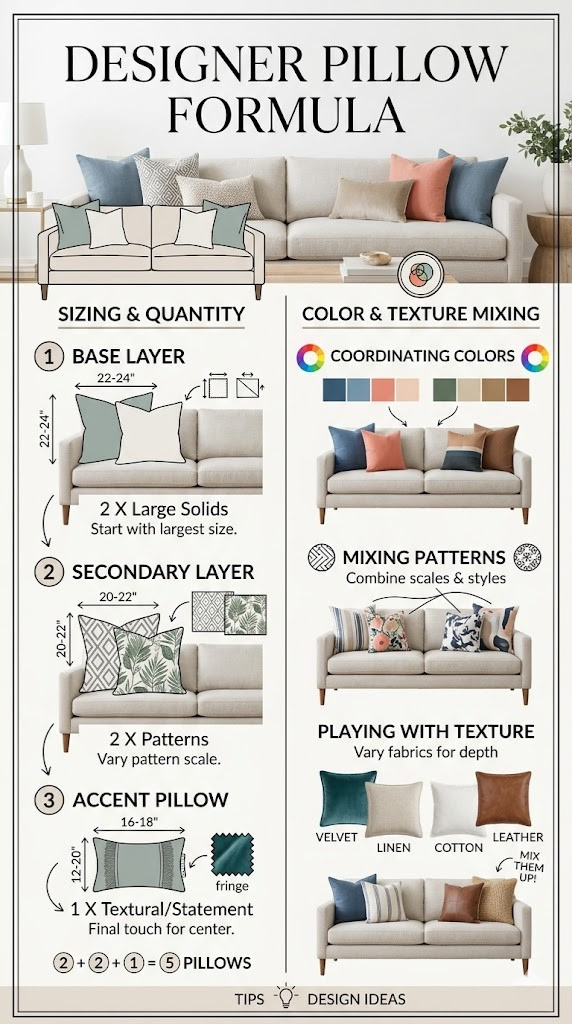 The 3-Pillow Formula Every Designer Uses (Copy This Instantly!)