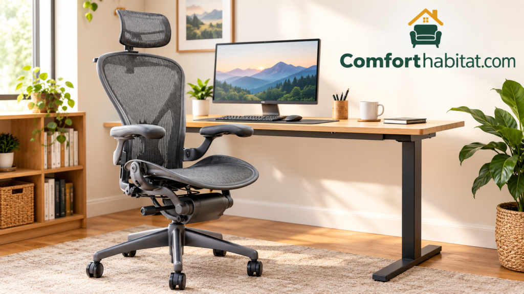 Modern Ergonomic Home Office Retreat
